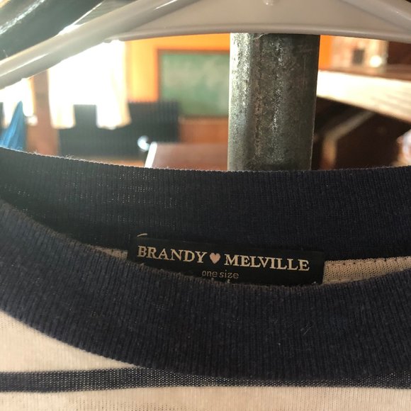 Brandy Melville Striped Tee - Picture 2 of 3